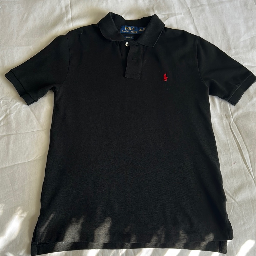 Boys M (10-12) black Ralph Lauren Polo